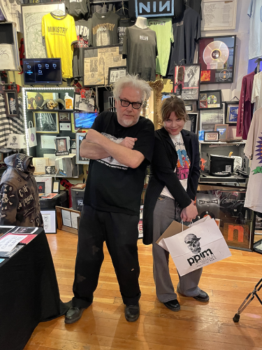 Kreightoven Hanging Out With Martin Atkin's Today at The Museum of Post Punk and Industrial Music in Chicago