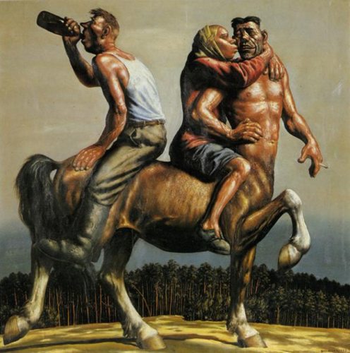 "Riding a Centaur" by Vasily Shulzhenko