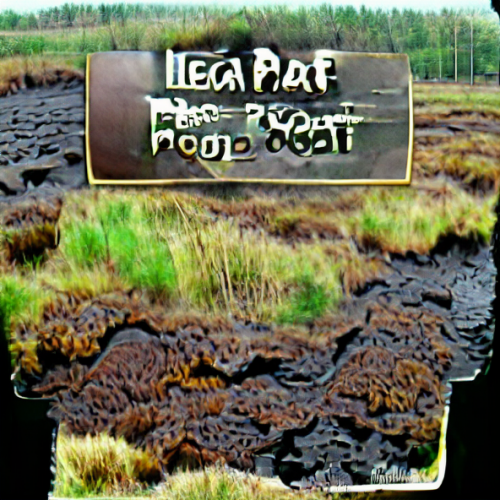Boggy aerial view. 'Peat bog' prompt with map as target image, generated using VQGAN+CLIP (code by Katherine Crowson)
