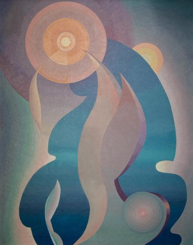 Composition 55 (Convergence) by Stuart Walker (1938)