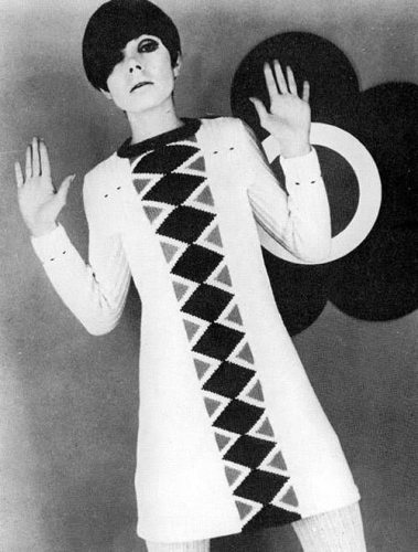 Peggy Moffitt in Mary Quant
