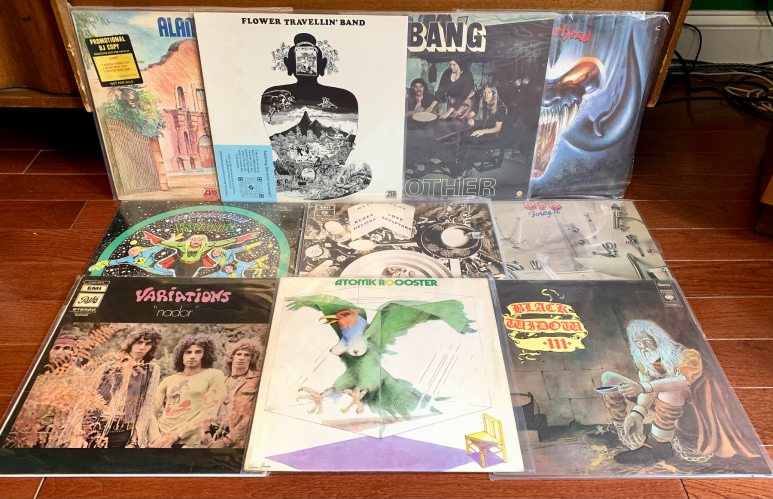 Here's a partial look at my haul from last weekend at the WFMU Record Fair. All will be played on a future installment of Hard Stuff