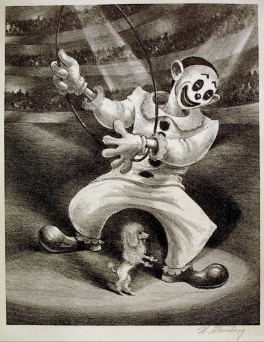 <br><i>The Poodle and the Clown</i>, by Harry Sternberg (1930)