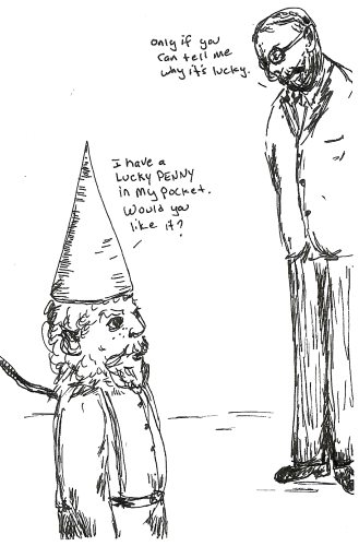 <br>My Pet Gnome and Freud, by Alison Porchnik, ca. 2010