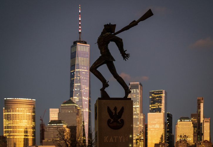 <a href="https://time.com/5912853/katyn-monument/">The Katyń monument is a familiar sight to those visiting WFMU.</a><p><a href="https://www.flickr.com/photos/jbm0/albums">[photo ©2022 Jeffrey B. Moore]</a>