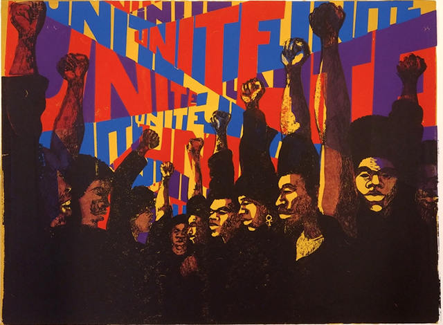 unite (first state) by Barbara Jones-Hogu