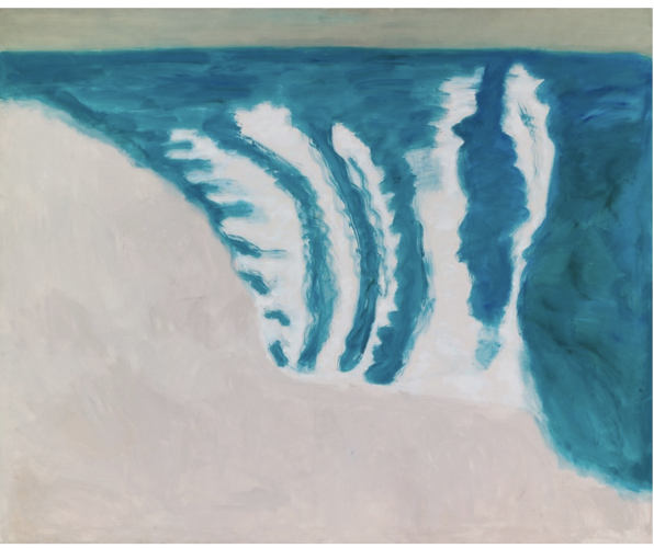 rolling surf by Milton Avery, 1958