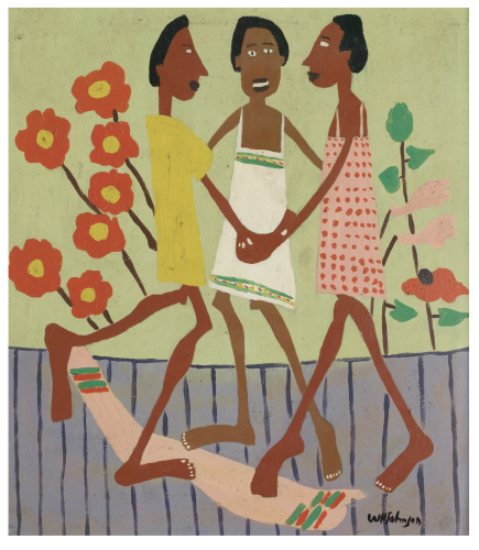 ring around the rosey by William H Johnson, 1941