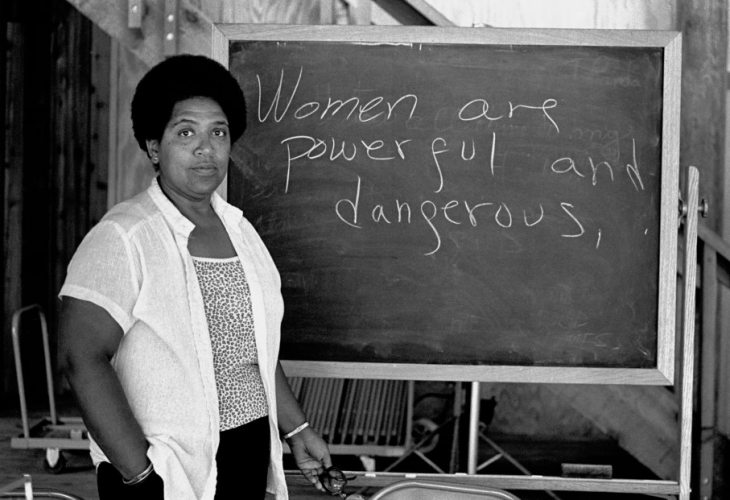 photo of audre lord: 'the master's tools will never dismantle the master's house'