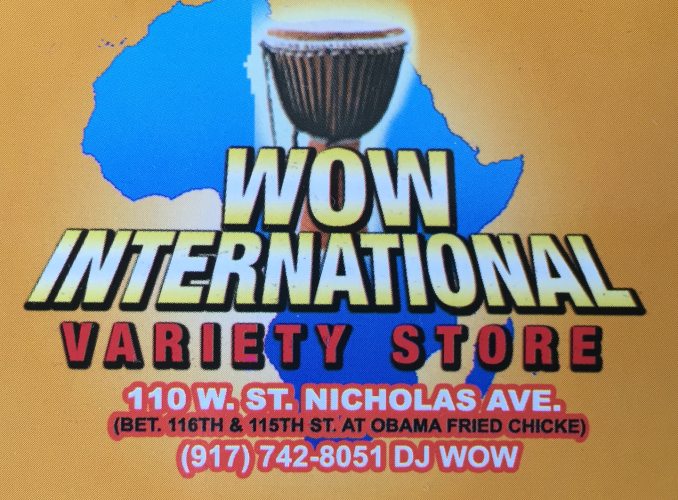 Much of the music tonight came from <a href="https://afropop.org/articles/dj-wows-african-cd-store-in-harlem">DJ Wow's Harlem store</a>