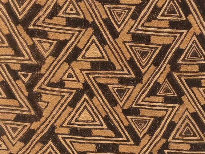 Pattern from an African Kuba textile.