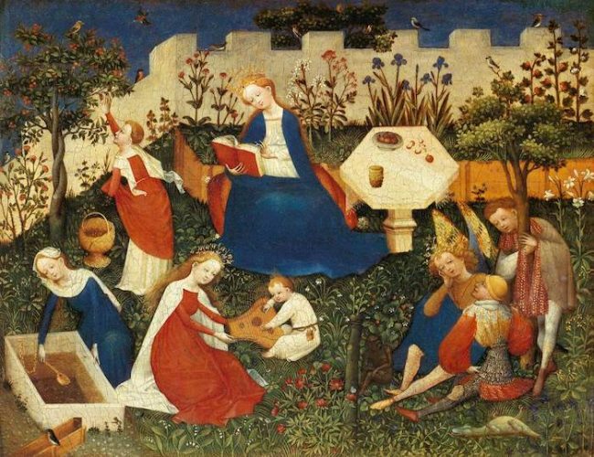 Artist known only as Upper Rhenish Master, circa 1410.