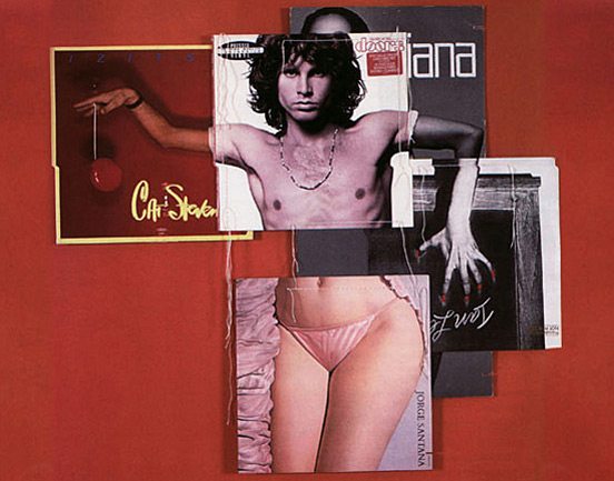 An album cover collage by Christian Marclay.