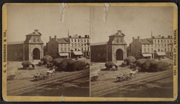 Oldest known photo of NJ. Downtown Newark