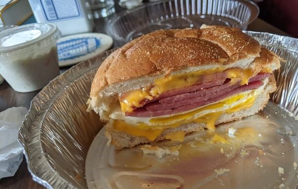 Scott's Coaster (and Taylor Ham, Egg & Cheese)
