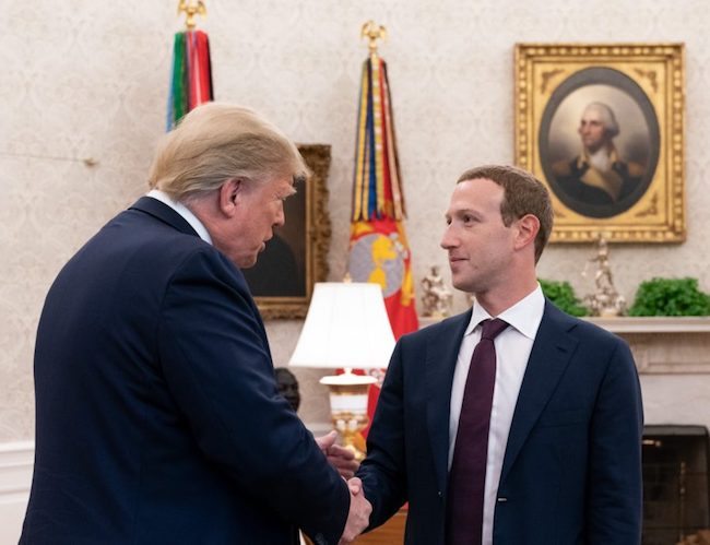 Find someone who looks at you like Zuck looks at Trump.