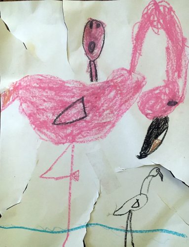 FLAMINGO by Ursa, age 5
