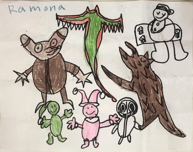 Christmas Picture by Ramona, age 56 in dog years. Send your art to doubledip@wfmu.org