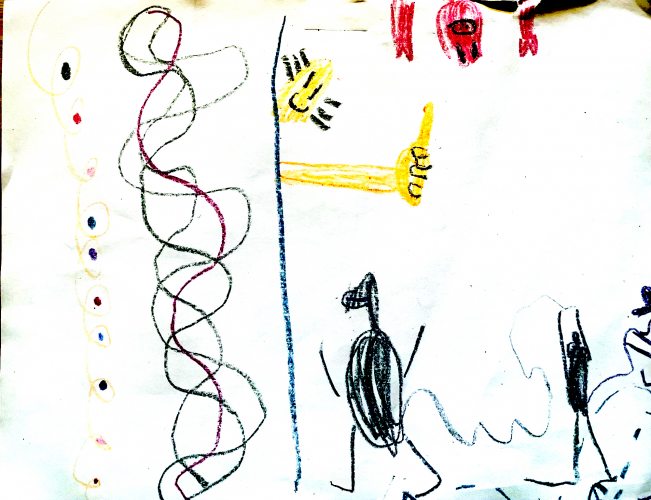 Art by listener Felix, age 14 in deer years send YOUR art to doubledip@wfmu.org