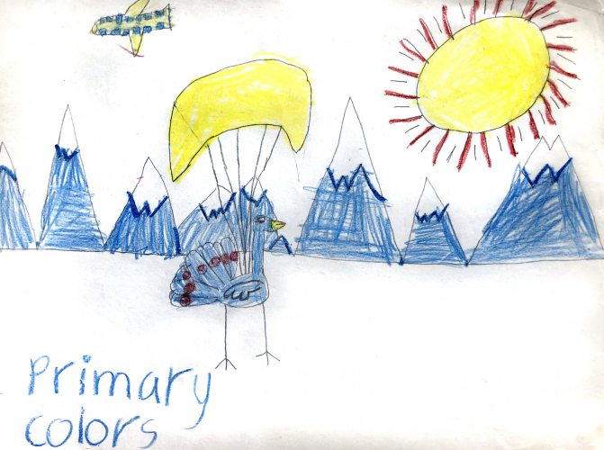 Primary Colors by listener Angus, first grade